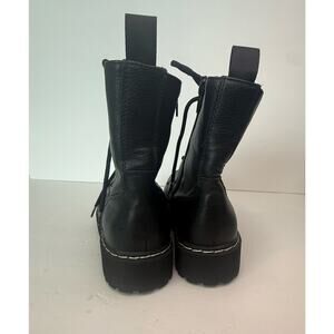 Unionbay Women’s Combat Size 8 Chunky Side Zip Boot Grunge Goth Look